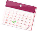Imagen de un calendario